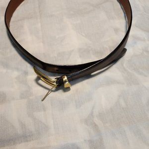 NEW COLEHANN FINE PATTERNED  LEATHER BROWN BELT, SIZE 40